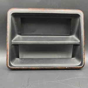 87-91 Ford Truck Bronco Radio Climate Control Dash Wood Grain Bezel Surround - Bild 1 von 5