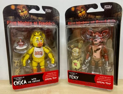 FUNKO Five Nights at Freddy's - Chica & Foxy Actionfiguren - Spring Trap BAF **NEU**