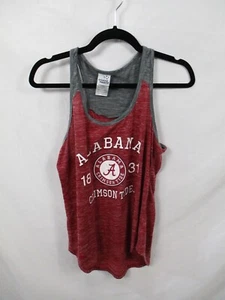 Alabama Fußball Damen Shirt groß rot Tank Racerback grau Hals purpurrote Flut - Bild 1 von 10