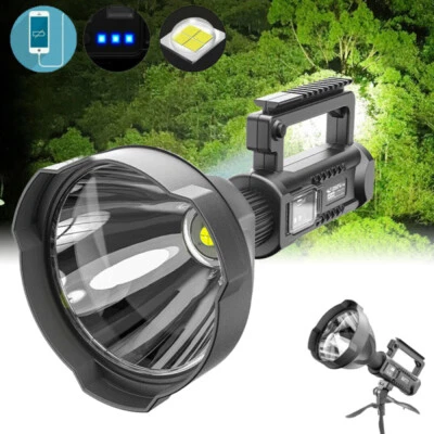 Super Hell 10000000LM LED Handscheinwerfer Camping Suchscheinwerfer Taschenlampe - Bild 1 von 4