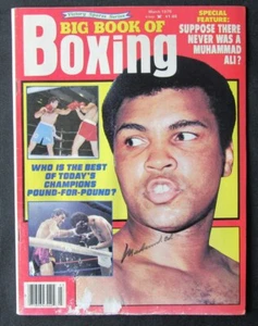 Muhammad Ali Autographed March 1979 Big Book of Boxing Magazine Beckett 178311 - Picture 1 of 4