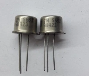 Espec. militares 2PCS X 2N5682 BIPOLAR TRANSISTOR NPN 120V 1A TO-39 - Imagen 1 de 1