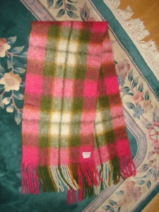 Vintage einzigartiger Marshall Field & Company mehrfarbiger riesiger Schal Stola Mohair Deutschland - Bild 1 von 4