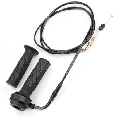 2x Moped Scooter Throttle Turn Handlebar Grip Cable for GY6 125-150CC ATV Bike - Image 1 of 4
