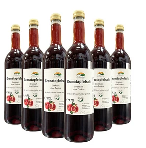 Bleichhof Granatapfelsaft – 100% Direktsaft OHNE Zuckerzusatz, vegan (6x 0,72l) - Picture 1 of 6