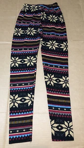 Leggings elásticos para niñas - Estampado nórdico multicolor - Talla 16 - Imagen 1 de 4