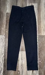 Pantaloni Zara Uomo Business Casual Abito Blu Navy Scuro 29x32 - Foto 1 di 9