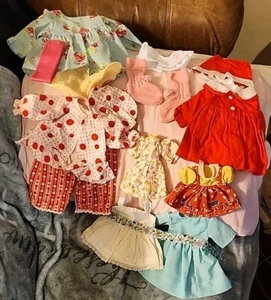 Lot of 15 Various Size Vintage Baby Doll Clothes Lot.  - Picture 1 of 11
