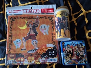 NEW JAPAN One Piece Halloween Card, Table Mat Towel, Tumbler and Cookie tin set - Picture 1 of 3