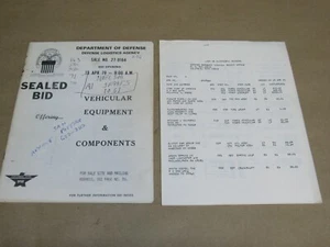 1979 * Libro de subastas del gobierno varios equipos del Departamento de Defensa (T32) - Imagen 1 de 6