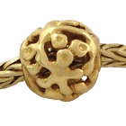 Authentic Trollbeads 18K Gold Unity Charm 21266, New
