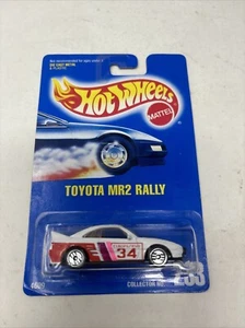 Hot Wheels Toyota MR2 Rally 1992 Blue Card Collector 233 White 4609 SP3 - Picture 1 of 9