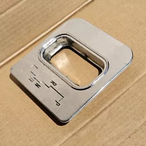 OEM 1963 Chevrolet Impala SS 4-speed Powerglide Console Plate (3827422) - Foto 1 di 4