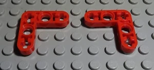 Lego Technic Flat Connector 3x3 Red 2 Pieces - Picture 1 of 1