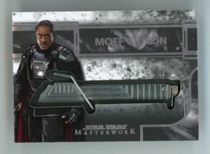 2022 Topps Star Wars Masterworks Moff Gideon Dark Saber Medallion Relic Metal B - Picture 1 of 2