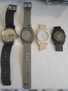 Lot Of 4 Nixon Wrist Watches For Parts Or Repair - Picture 1 of 4
