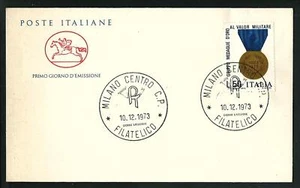 Italia 1973 : Medaglie d'Oro - FDC Cavallino / 1° giorno di emissione - Picture 1 of 1