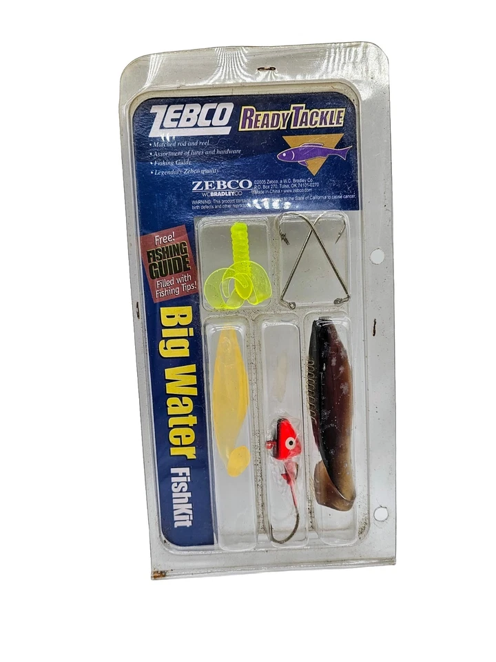 Kit de señuelo Zebco Ready Tackle nuevo sellado kit de peces de agua grande Foto 1 de 4
