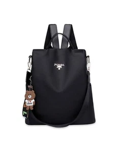 Nueva Mochila Antirrobo Multifunción Oxford Bolso de Hombro de Tela en Color Negro - Imagen 1 de 1