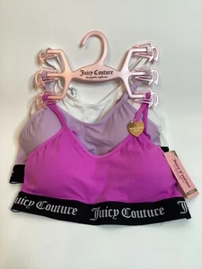 Juicy Couture 3 Pack Sports Bra Size SMALL Removable Pads - Picture 1 of 2