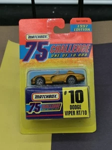 DODGE VIPER RT/10 1997 MATCHBOX 75 CHALLENGE LIMITED EDITION 1/10,000 - Picture 1 of 2