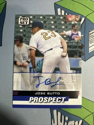 Jose Butto 2022 Pro Set Prospect AUTO Mets - Image 1 of 2