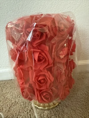 Rose Flower Table Lamp – LED Light Decor – New in Box, Romantic Home Gift - Image 1 of 4