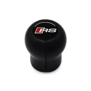 AUDI RS LEATHER GEAR SHIFT KNOB 5 6 SPEED S2 RS2 A6 S6 RS6 C4 C5 A4 S4 RS4 B5 V8 - Picture 1 of 6
