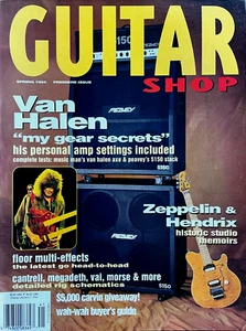 Guitar Shop Magazine Spring 1994 Premiere Issue Van Halen Gear Secrets & More! - Imagen 1 de 1