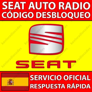 ✅SEAT RADIO CODIGO DESBLOQUEO ALHAMBRA ALTEA CORDOBA EXEO IBIZA LEON MII TOLEDO✅ - Imagen 1 de 4