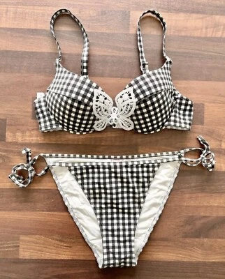 Passionsta Bikini | Blau / Weiß | Bademode | Ungetragen - Bild 1 von 4