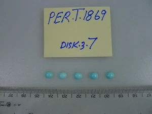 Persian Turquoise 100% Natural 5 Oval Cabochon 2.78 TCW - Picture 1 of 2