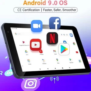 2025 128 GB 7 INCH Android 9.0 Tablet - Picture 1 of 7