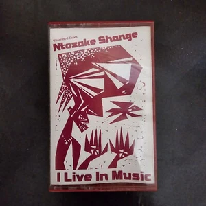 Ntozake Shange I Live In Music Cassette Watershed Tapes RARE Spoken Word Poetry - Picture 1 of 4