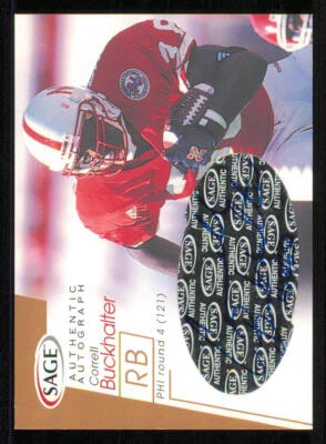 2001 SAGE AUTO Bronze #A9 Correll Buckhalter /650 - Image 1 of 2