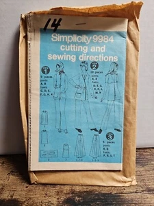 Simplicity #9984 Schneid- und Nährichtung Hose und Tunika - Bild 1 von 2