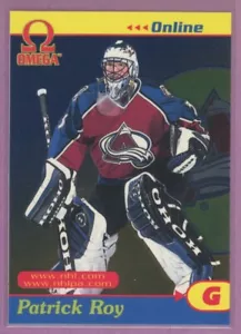 Pacific Omega 1998 98-99 en línea Avalanche Patrick Roy #9 - Imagen 1 de 1