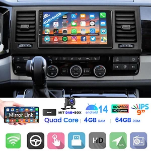DAB+ 64G Android14 Autoradio Für VW T6 Transporter Multivan GPS Navi WIFI Kamera - Bild 1 von 14