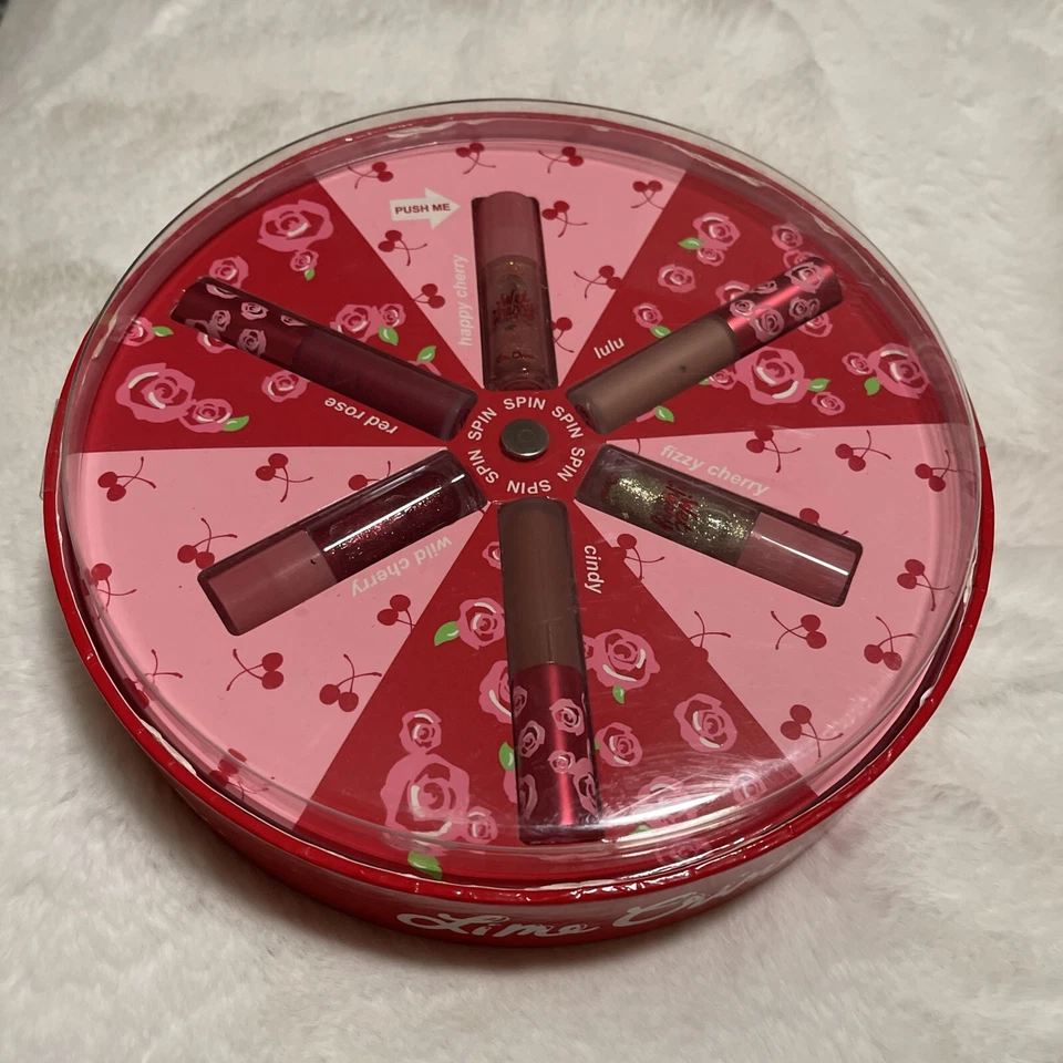 Lime Crime Spin The Dial Lip Set Wet Cherry & Velvetines 100 Authentic