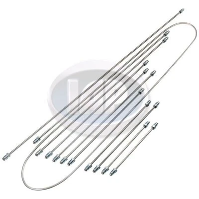 11PC STAINLESS STEEL BRAKE LINE KIT VOLKSWAGEN SUPER BEETLE 1971-1979 - Image 1 of 2