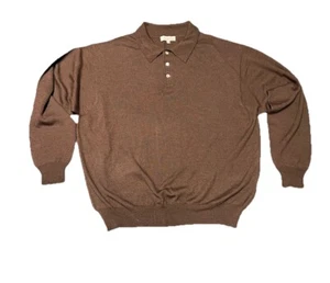 Peter Millar Mens Sweater Merino Wool Cashmere Silk Sz 2XL Golf - Picture 1 of 5