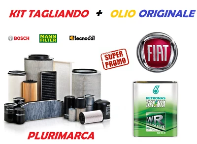 KIT TAGLIANDO COMPLETO FILTRI OLIO ORIGINALE SELENIA FIAT 500X 1.3 MULTIJET - Immagine 1 di 4