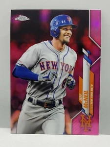 2020 Topps Chrome Jeff McNeil Pink Refractor #70 New York Mets - Picture 1 of 2