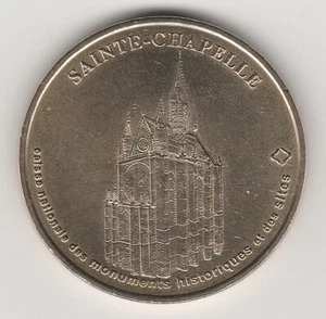 A 1998 TOKEN MEDAILLE MONNAIE DE PARIS -- 75 001 N°2 SAINTE-CHAPELLE CNMHS - Picture 1 of 2