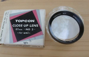 Vintage Topcon #2 67mm close up lens for uni Price Dropped - Picture 1 of 4