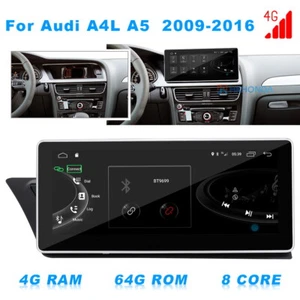 For Audi A4 A4L B8 A5 2009-2017 Android Car GPS Audio 8-Core 4+64GB Auto Navi - Picture 1 of 12