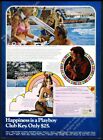 1972 Playboy Club Miami Jamaica Playboy Bunny Sammy Davis Jr photo vtg print ad