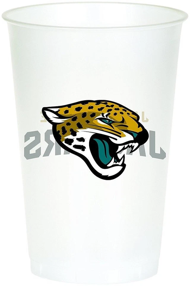 Jacksonville Jaguars NFL Pro Football Sports Banquet Party 20 oz. Plastic Cups - Image 1 of 1