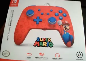 PowerA: Controlador con cable mejorado Super Mario para Nintendo Switch. 10 pies/3 m. Rojo - Imagen 1 de 3