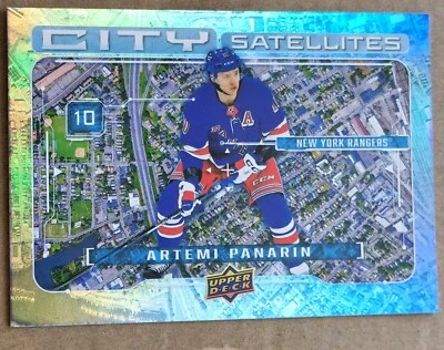 Artemi Panarin 2024-25 UD Series 1 City Satellites #CS-18 New York Rangers - Image 1 of 2